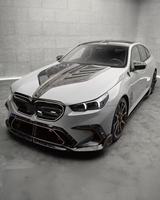 Kit carrosserie à clipser en fibre de carbone sèche pour BMW M5 G90, amélioration BMW M5 G90 avec lèvre avant, diffuseur, spoiler, jupes latérales et capot