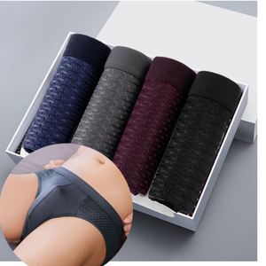 2025 New Men's Ultra-Thin Ice Silk Seamless Underwear Mid-Rise Knitted Elastic <b>Boxer</b> Shorts Summer Breathable Anti-Bacterial - Product Image 2