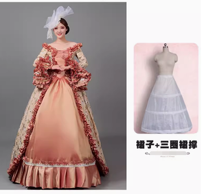 Costume baroque pour femmes, <span class=keywords><strong>robe</strong></span> de bal <span class=keywords><strong>Marie</strong></span>-<span class=keywords><strong>Antoinette</strong></span> brodée en 3D, Renaissance, grande taille, <span class=keywords><strong>robe</strong></span> victorienne du XVIIIe siècle, sur mesure - Product Image 4