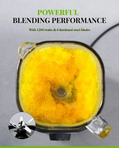 单杯厨房搅拌器奶昔研磨搅拌1.5L容量不锈钢刀片西班牙语说明 - Product Image 3