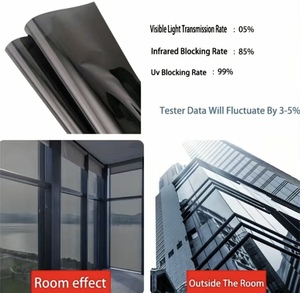 2mil Pet cách nhiệt một cách gương phản chiếu khu dân cư xây dựng cửa sổ phim - Product Image 4