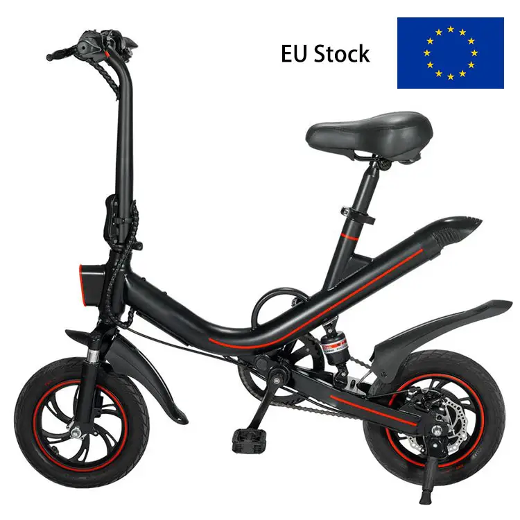 Bateria de lítio ebike 12 polegadas, alta qualidade, 36v, 7.5ah, bateria de lítio, bicicleta elétrica, dobrável, cidade, e-bike, armazém europeu