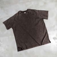 T-shirts vierges 100 % coton en gros, personnalisables avec logo sérigraphié, écologiques, effet vieilli délavé à la pierre, style vintage, pour hommes et unisexe