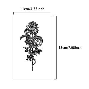 <span class=keywords><strong>Tatuaje</strong></span> temporal, <span class=keywords><strong>tatuaje</strong></span> semipermanente, resistente al agua, a prueba de sudor, dura 2 semanas, <span class=keywords><strong>tatuaje</strong></span> antifricción a base de hierbas realista para el cuerpo del brazo - Product Image 2