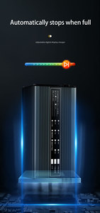 Pengisi Daya Baterai Otomatis Cerdas dengan Adaptor Pengisi Daya Cepat Berdaya Tinggi untuk Pengisi Daya Sepeda Motor Listrik. - Product Image 4