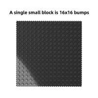 Moc Portrait Pixel Art Blocs de Construction 65806 Plaque de Base Cadre Photo Décoration Murale Planche d'Assemblage 16x16 Studs Jouet Éducatif