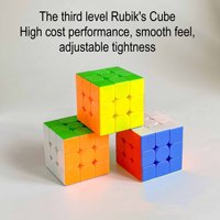 Cube Magique Éducatif Promotionnel Personnalisé 3x3x3, Casse-tête en Plastique ABS Lumineux Sans Autocollants, Puzzle de Vitesse Unisexe