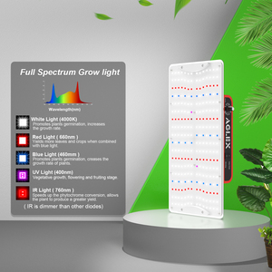 Cho aglex quang phổ đầy đủ lượng tử bảng điều chỉnh dẫn phát triển bảng ánh sáng 100W/200W/400W không thấm nước Dimmable nhôm nở IP65 cho nhà kính - Product Image 3