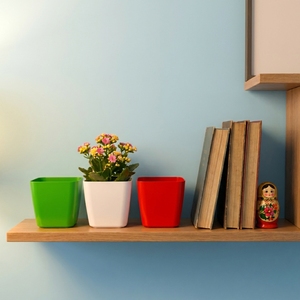 Maceta Moderna Cuadrada de Plástico para Flores, Maceta Decorativa para Interiores, Maceta de PP para Jardín o Vivero, para Decoración del Hogar o Balcón, Tamaño 13 - Product Image 4