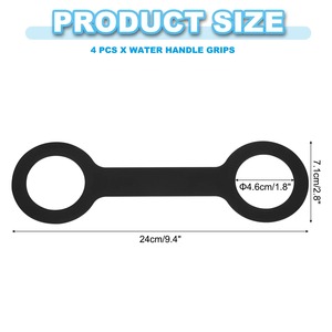 Poignée de transport pour bouteille d'eau, portable, en silicone souple, antidérapante, sangle de maintien pour bouteille d'eau, pour l'extérieur - Product Image 2