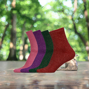 Custom Women Breathable Knitted Autumn Daily Crew <b>Socks</b> - Product Image 3