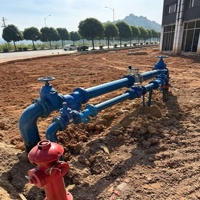 Vanne à opercule filetée manuelle à joint souple PN10, connexion optionnelle pour compteur d'eau, 1/2"-4", pour alimentation en eau des bâtiments civils, OEM