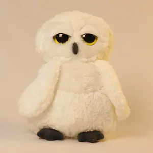 OEM personalizado de pelúcia para animais de pelúcia de cor branca, coruja Dongguan, atacadistas de brinquedos de pelúcia