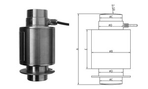 Gcs705 Kolom Rocker Type Truck Weegschaal Laadcel Voor Dynamische Spoorlijn Schaal 15T 20T 30T 40T - Product Image 6