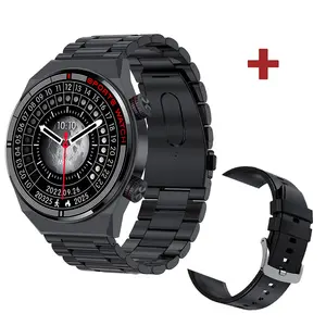 Qw39 Luchtdruk Uv-Vochtigheid Windsnelheid Weer Data Smartwatch Sport Aangepaste Wijzerplaat Bt Call 100 Sport Mode Nfc Smart Watch Mannen