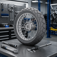 Pneu de moto radial sans chambre à air ANAKEE ADVENTURE 2 pour jante de 17 pouces, tailles 120/70R17-180/55R17, tout-terrain, pour remplacement/réparation