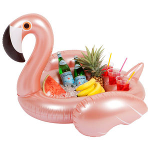 Şişme özelleştirilmiş havuz Bar sanat eserleri baskılar ile gül altın <span class=keywords><strong>Flamingo</strong></span> - Product Image 2