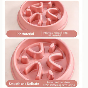 Custom Food-grade Plastic Anti-choking <strong>Dog</strong> Slow-eating <strong>Bowl</strong> Bpa Free Anti-toppling Pet Slow-eating <strong>Bowl</strong> with Bottom Anti-slip - Product Image 3