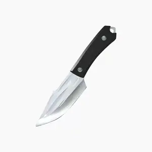 Cuchillo de extracción de huesos forjado a mano con borde afilado para cortar carne mango de carnicero para carne y uso al aire libre de cuchillos pequeños