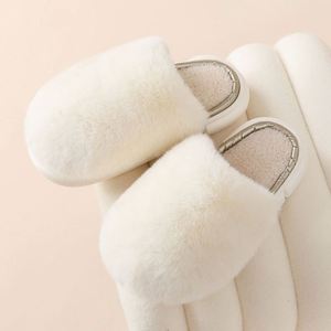 Pantuflas <span class=keywords><strong>de</strong></span> Invierno para <span class=keywords><strong>Niñas</strong></span> 2024, Antideslizantes, con Forro <span class=keywords><strong>de</strong></span> Piel <span class=keywords><strong>de</strong></span> Conejo Suave, que Aumentan la Altura, Cálidas para el Hogar, Simples y Coloridas - Product Image 1