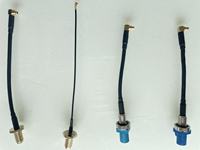 Connecteurs coaxiaux mâles vers câble de raccordement mâle droit pour la transmission de signaux RF haute fréquence pour antennes
