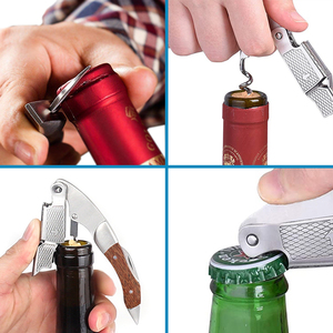 Excellent tire-bouchon en acier inoxydable pour <span class=keywords><strong>vin</strong></span> <span class=keywords><strong>rouge</strong></span>, ouvre-<span class=keywords><strong>bouteille</strong></span> en bois et tire-bouchon à manche en bois, ouvre-<span class=keywords><strong>vin</strong></span> en bois - Product Image 6