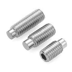 304 Stainless Steel Convex Head Set Screws M2.5 M3 M4 M5 M6 M8 DIN915 Metric Grade A - Product Image 5