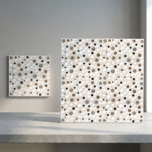 Carreaux de sol en céramique 12x12, gaufrés, design numérique, finition mate, antidérapants, pour revêtements de sol intérieurs - Product Image 3