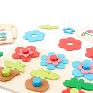 Blocchi di Costruzione in Legno Trasformabili a Forma di Fiore, Gioco Educativo Montessori per lo Sviluppo del Pensiero Logico - Product Image 5