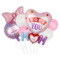 Muttertags-Thema Liebes-Folienballons Mylar Helium-Ballonset Mama-Party-Dekoration für Muttertags-Feier