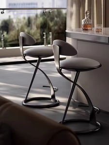 Tabouret haut italien simplifié, populaire, haut <span class=keywords><strong>de</strong></span> gamme, pour <span class=keywords><strong>bar</strong></span>, table d'îlot <span class=keywords><strong>de</strong></span> cuisine, hôtel, <span class=keywords><strong>chaise</strong></span> <span class=keywords><strong>de</strong></span> loisirs, <span class=keywords><strong>chaise</strong></span> <span class=keywords><strong>de</strong></span> comptoir <span class=keywords><strong>de</strong></span> <span class=keywords><strong>bar</strong></span>, avec dossier - Product Image 4