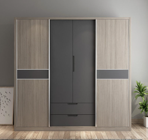 Armoire de chambre à coucher extensible moderne à prix réduit avec couleur et taille personnalisées, meubles économiques pour la maison - Product Image 4