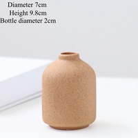 Vase à fleurs en céramique mat de style nordique ARM LVG, décoration d'intérieur en porcelaine, forme cylindrique, bouche étroite