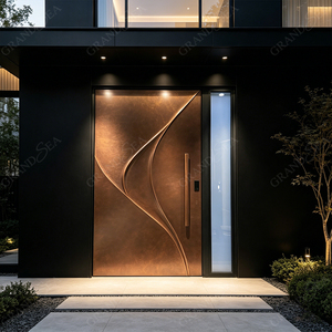 <span class=keywords><strong>Porte</strong></span> pivotante <span class=keywords><strong>d</strong></span>'<span class=keywords><strong>entrée</strong></span> de luxe haut de gamme en <span class=keywords><strong>bois</strong></span> <span class=keywords><strong>massif</strong></span> avec acier inoxydable, <span class=keywords><strong>porte</strong></span> <span class=keywords><strong>d</strong></span>'<span class=keywords><strong>entrée</strong></span> extérieure de sécurité - Product Image 1