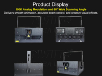 Projecteurs LED RGB Laser étanches IP 30W pour l'extérieur, animations pour grands événements, mariages, hôtels, bars
