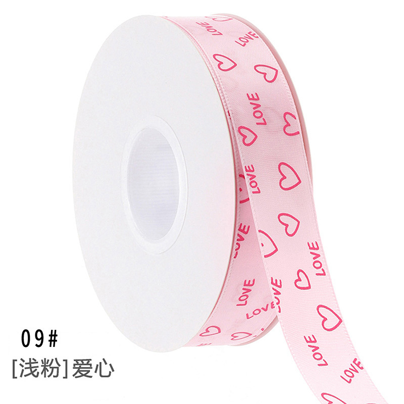 Corazón rosa claro - Corazón rosa claro - Rollo de 25 cm x 36 y