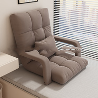 Chaise longue à dossier réglable canapé Tatami chaise de sol avec support dorsal coussins de canapé inclinable paresseux