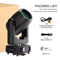 Shehds Beam Spot Wash Zoom - Cabeza Móvil LED Híbrida de 300 W BSW para Eventos, Conciertos y Escenarios