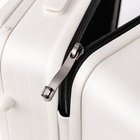 Valise Cabine Multifonctionnelle à Ouverture Frontale avec Poignée Large 20 Pouces 2026 – Sac de Voyage Facilement Accessible avec Poche Avant