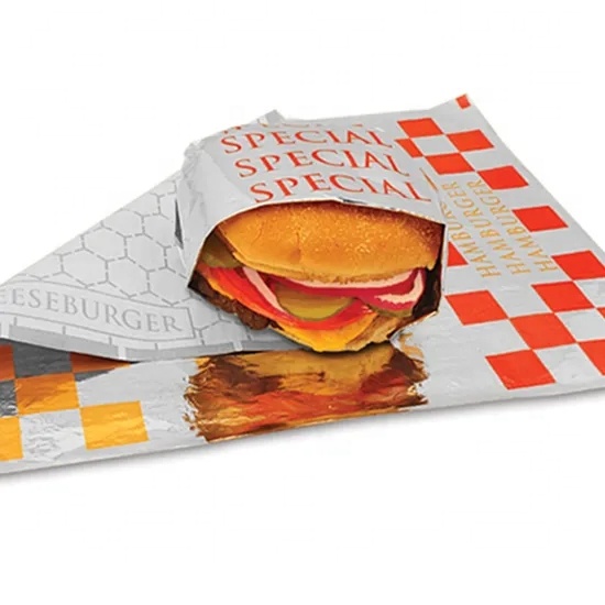 Factory Made Food Grade Waterproof and Oil Resistant Honeycomb /Hamburger/Wrapping/Packaging Paper