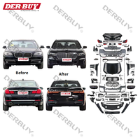 Kit de conversion BMW Série 7 F01 F02 Kit de carrosserie Mise à niveau vers G12 Sport Bodykit pour BMW F02 Année 2009-2015 Facelift Accessoires de voiture