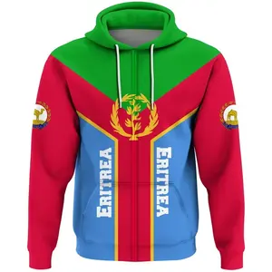 Eritrea Flag Hoodies Eritrean Fashion Clothes For Men Women Hoodie Shirts Custom Logo Text Wholesale Clothing China Manufacturer