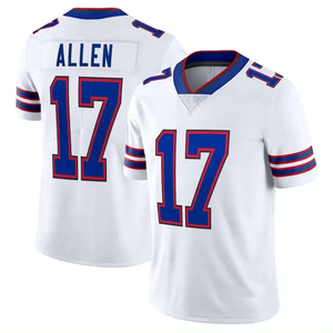 Josh Allen 17 John Diggs 14 Kraliyet Kırmızısı Moda Spor ABD Futbol Formaları Kısa Kollu Nefes Alabilen Viskon Sınırlı Oyun - Product Image 3