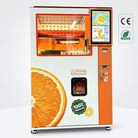 Máquina Expendedora Automática de Zumo de Naranja con Pantalla Táctil de 22 Pulgadas, Función de Autolimpieza, Gestión Basada en la Nube y Múltiples Opciones de Pago