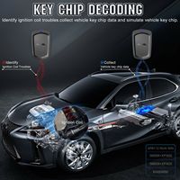 Simulateur de clé intelligent Autel APB112 (unité principale et câble USB) pour IM608 IM508 46 4D, émulation de puce Toyota H, outil IMMO pour toutes clés perdues