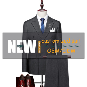 Traje de 3 Piezas Slim Fit para Novio, Hecho a Medida, Envío Directo de Fábrica Original, Traje de <span class=keywords><strong>Hombre</strong></span> con Estampado para <span class=keywords><strong>Boda</strong></span> o Graduación - Product Image 5