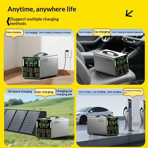 Alimentatore <span class=keywords><strong>Mobile</strong></span> LiFePO4 da Esterno 220V 600W/1008Wh Onda Sinusoidale Pura Grande Capacità per Campeggio, Auto e Accumulo Energetico - Product Image 3