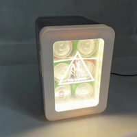 Mini-réfrigérateur portable TR 6L étanche avec écran LED, radio FM et logo, pour enceinte sans fil et boissons fraîches
