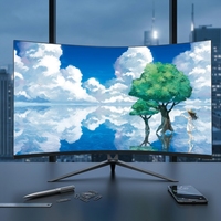 Moniteur de jeu incurvé en vente chaude, 32 pouces, 144 Hz, panneau LED-IPS, temps de réponse de 1 ms, écran d'ordinateur