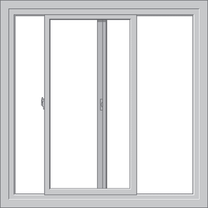 <span class=keywords><strong>Fenêtre</strong></span> <span class=keywords><strong>coulissante</strong></span> en aluminium à double vitrage Alufront NFRC antivol, isolation thermique et acoustique horizontale, 2/3/4 vitrages - Product Image 2